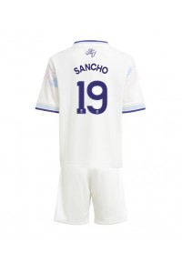 Fotbalové Dres Aston Villa Jadon Sancho #19 Dětské Třetí Oblečení 2025-26 Krátký Rukáv (+ trenýrky)